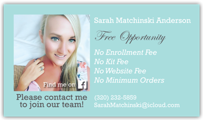 Business Card - Single Product - No Backside